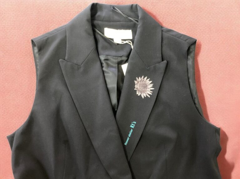 お花屋さん制服ジャケットの制作実績